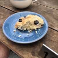 Blueberry scone  at ROOTED in Walnut Creek