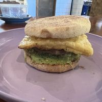 Breakfast Sammie  at ROOTED in Walnut Creek