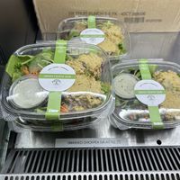 Smashed chickpea salad   at ROOTED in Walnut Creek