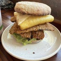 Breakfast Sandwich w added Avocado  at ROOTED in Walnut Creek