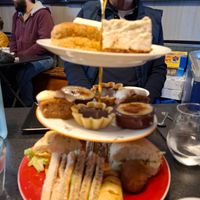 Vegan Easter cream tea.
Absolutely amazing,  everything was incredible. All home made. Delicious.  at Bistro LaForge in Saint-pardoux