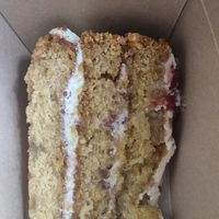 Cherry and almond cake at Tea by the Lock in York