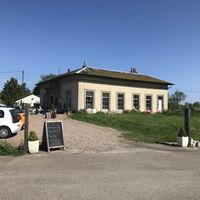 Taken from the carpark (and not edited, sorry)    at Tea by the Lock in York