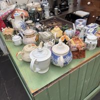Teapots everywhere   at Tea by the Lock in York