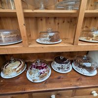Cake selection at Tea by the Lock in York