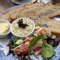 Tofu 'egg' Sandwich at Tea by the Lock in York