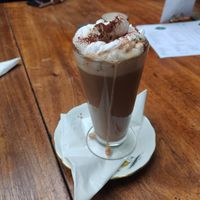 Hot choc at Tea by the Lock in York