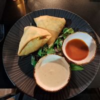 Samosa at Zuckergoscherl in Vienna