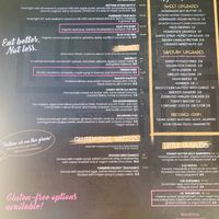 Menu #1  at Hustle n' Flow in 