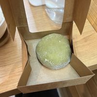 Mochi matcha  at Gyoza House in Paris