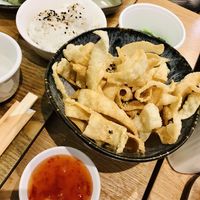 Gyoza chips   at Gyoza House in Paris