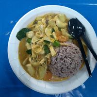 Penang mushroom curry at Lada Vegetarian Food - Veg Stall in Chiang Mai