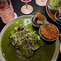 Vegan enchiladas at Santos Mexican Grill & Bar - Wieden in Vienna