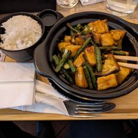 Taro Eggplant Greenbeans Sha Guo at Taeko Ramen in Vienna