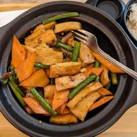 Tofu in chilisauce at Taeko Ramen in Vienna