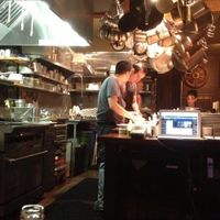 View of the kitchen from the Chef's table. at Natural Selection in Portland