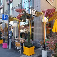 Outdoor seating at The Butcher in Uster