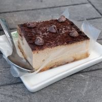 Tiramisu type pudding at El Veggie SV Escalón in San Salvador