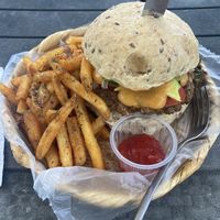 House burger  at El Veggie SV Escalón in San Salvador