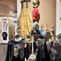 Thrift clothes, new keychains, shop shirts  at Casa Xoxoctic in San Salvador