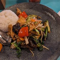 Tofu veggie dish at Liwei's Kitchen in Vienna