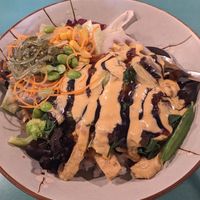 Veggie poke bowl at Liwei's Kitchen in Vienna