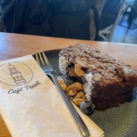 Vegan banana breadd  at Café Friedl in Vienna
