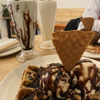 Biscoff and Mint milkshakes  at ditto in Cape Town