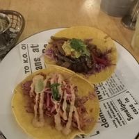 Jackfruit and veggie tacos at El Bigoton in Mooloolaba