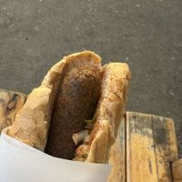 Vegan bosna  at Wiener Würstelstand in Vienna