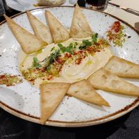 Hummus clasico at Alquería in Xirivella