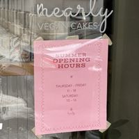   at Hearty Vegan Cakes in Budapest