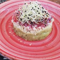 Couscous, Avocado, Salsa Entree (unfortunately not available without non vegan main course) at Theatre Port in Calafell