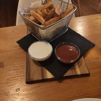 The french fries at Buen Ayre in Mallorca