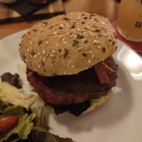 The burger at Buen Ayre in Mallorca