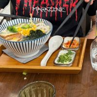 Seasonal vegetables & tofu noodle bowl  at Hǎo in Vienna