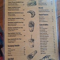 Menu ;) at Dreamer's Cafe in Auroville