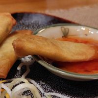 Spring rolls (you get 6 of them, already ate some when I took the photo) at Le Dang in Bad Soden-salmuenster