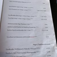 Menu as of 10/2023  at Market in Vienna
