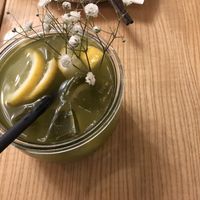 Matcha Eistee at laolao in Vienna