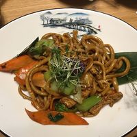 shu cai (hanpulled noodles with veggies and tofu)  at laolao in Vienna