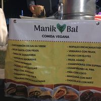 Menu  at Manik Bal in Merida
