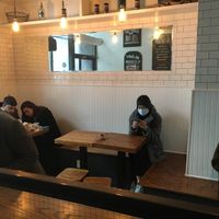 Indoor seating. at Zucker's Bagels in New York City