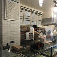 Counter. at Zucker's Bagels in New York City