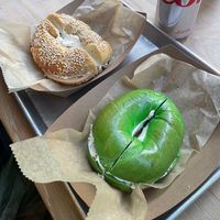st. Patrick’s special  at Zucker's Bagels in New York City