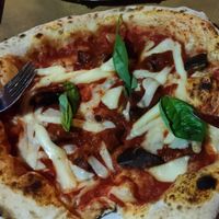 Pizza Parmigiana at Bella Compagnia in Vienna