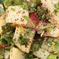 Kartoffelsalat  at Tabule Rasa in Corfu