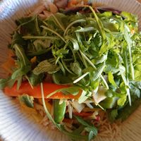 Kokos-Curry-Gemüse mit Basmatireis at Stadtwirtshaus Hopferl in Gmuend