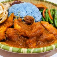 rendang lion mane mushroom at Grove Cafe 素林 - Northshore Plaza I in Northeast Singapore