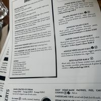 Menu Jan 2026  at Galerie Café des Aiguilles in Chamonix-mont-blanc